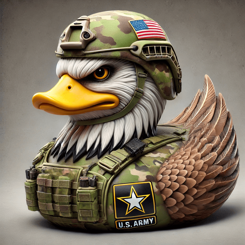 Military themed ducks