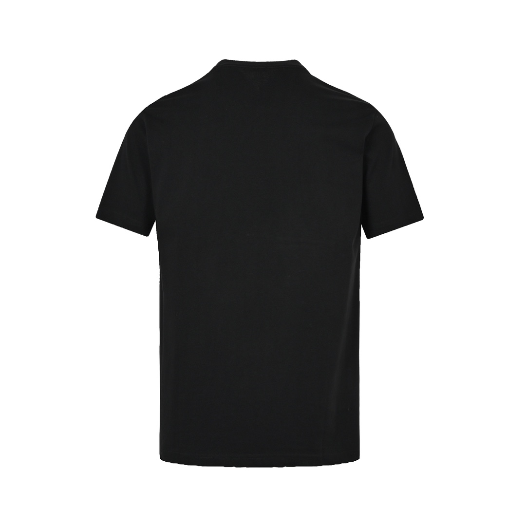 Dior 23ss embroidered silver logo short sleeve