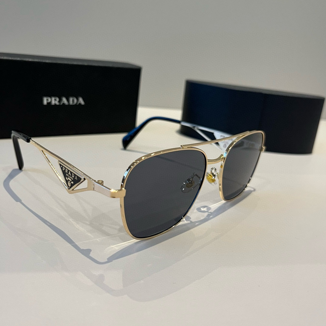 Prada round frame sunglasses