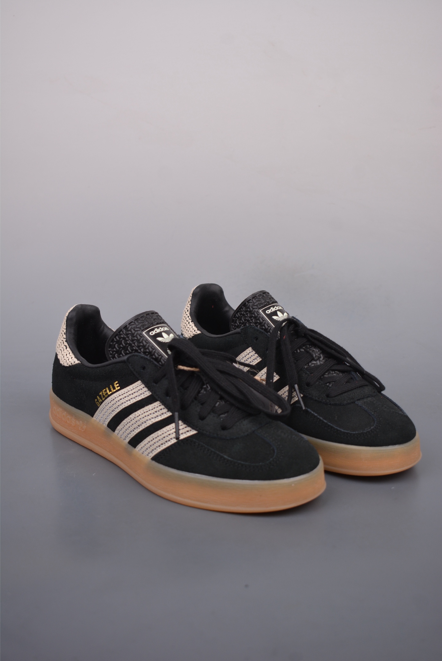 Adidas Gazelle Indoor Trainers Black Off-White JI2755