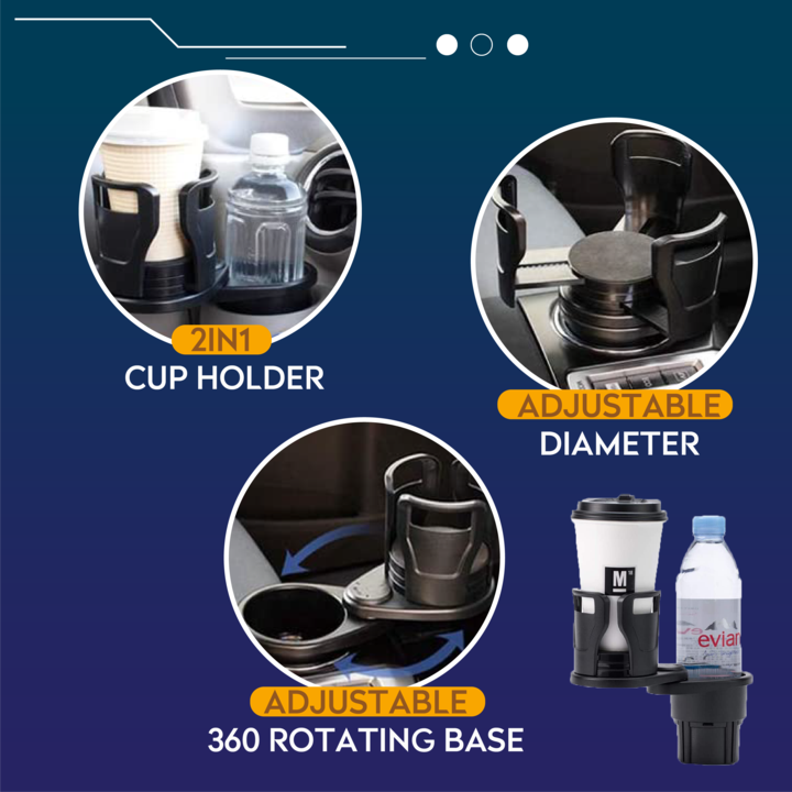 (🔥 50% off last chance) All Purpose Car Cup Holder And Organizer - Buy 2 Get 10% Off & Free Shipping