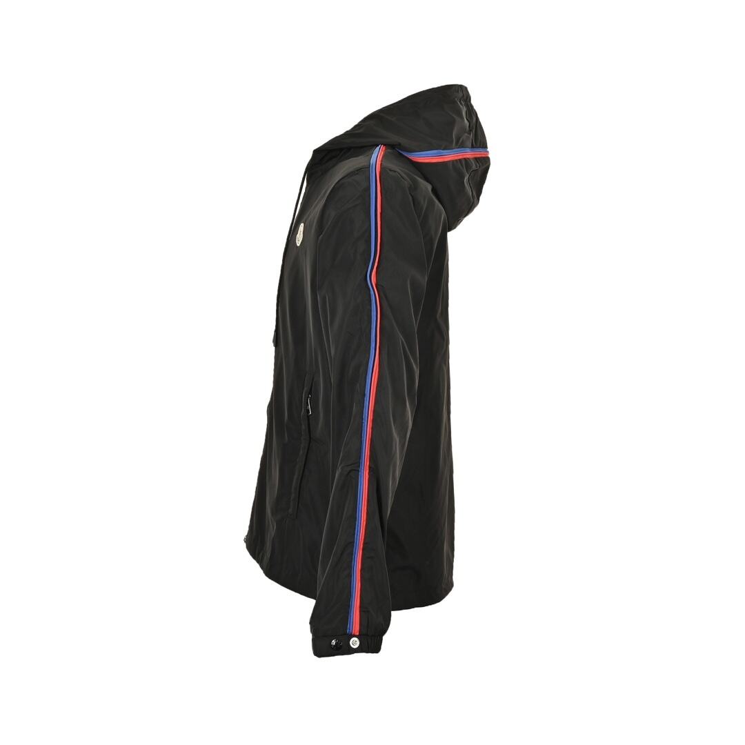 Moncler 24Fw side webbing hooded windbreaker jacket