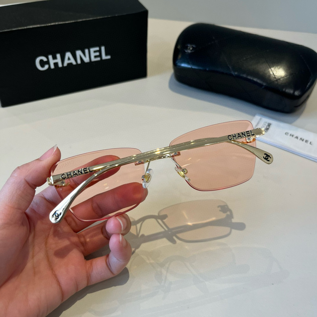 Chanel rimless sunglasses