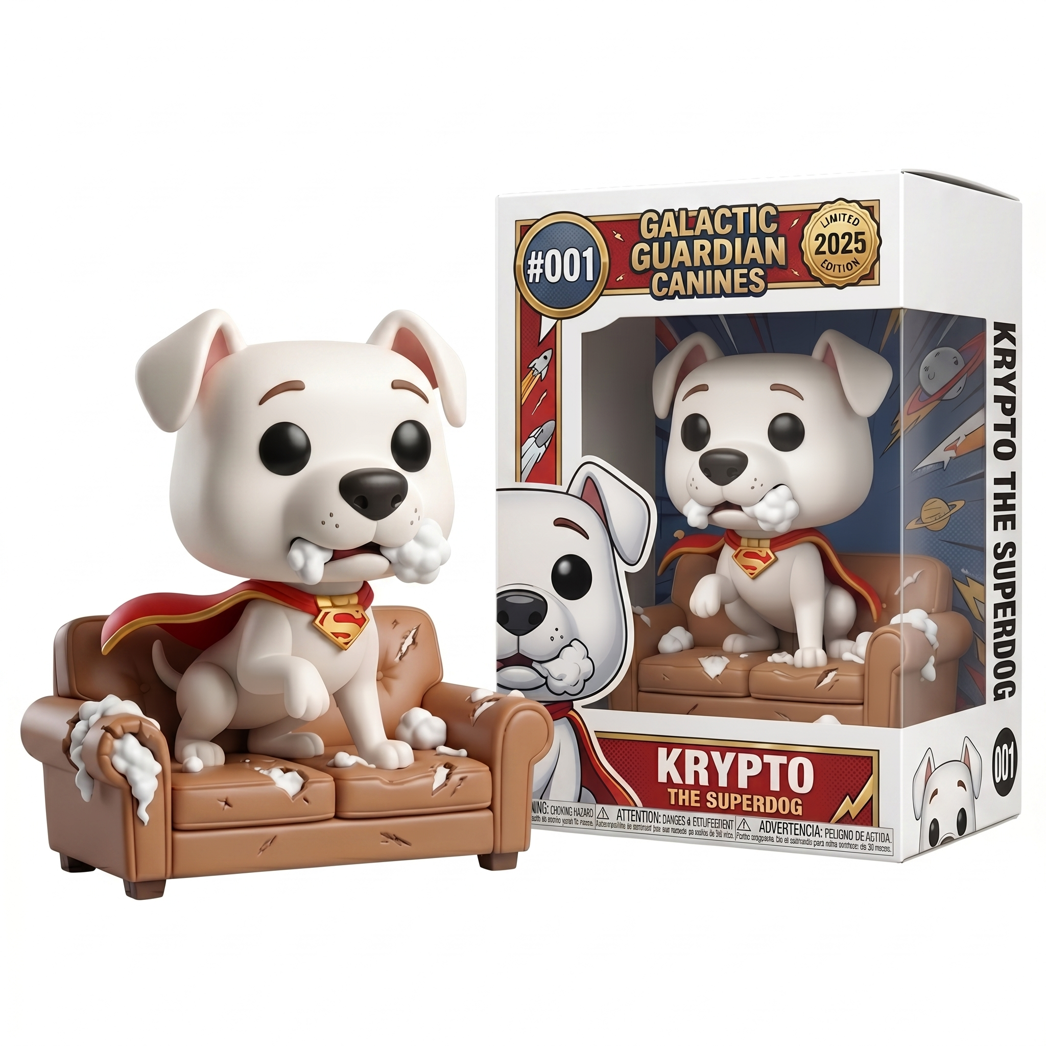 🦸‍♂️ Krypto the Superdog: Chewing Couch Exclusive – Galactic Guardian 🛋️