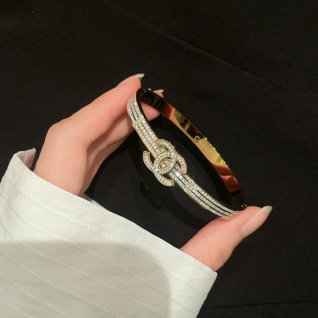 Chanel Double C Diamond Bracelet