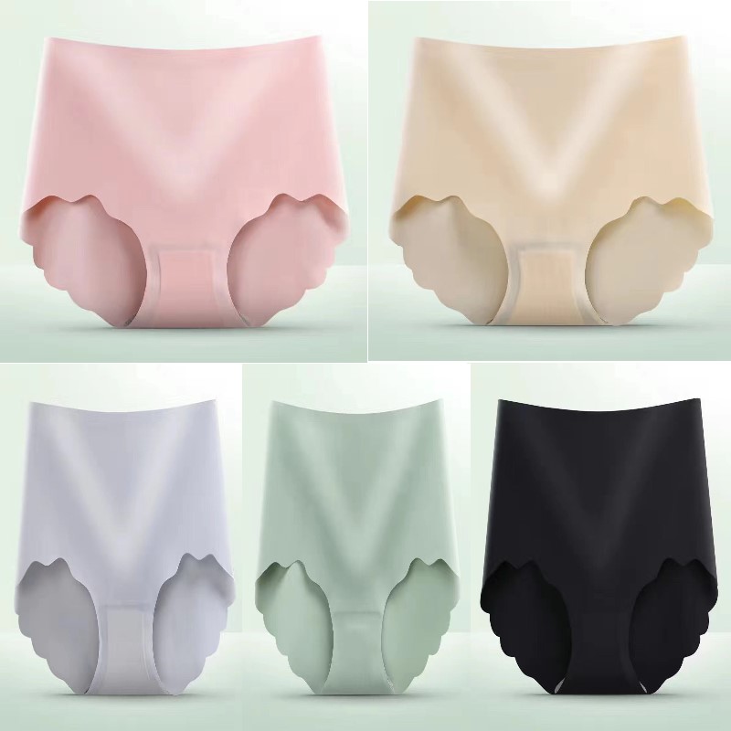 (🔥Last Day Promotion-SAVE 50% OFF)2023 New Upgrated High Waist Leak Proof No Trace Ice Silk Panty-BUY 2 SETS GET 10% OFF & FREE SHIPPING