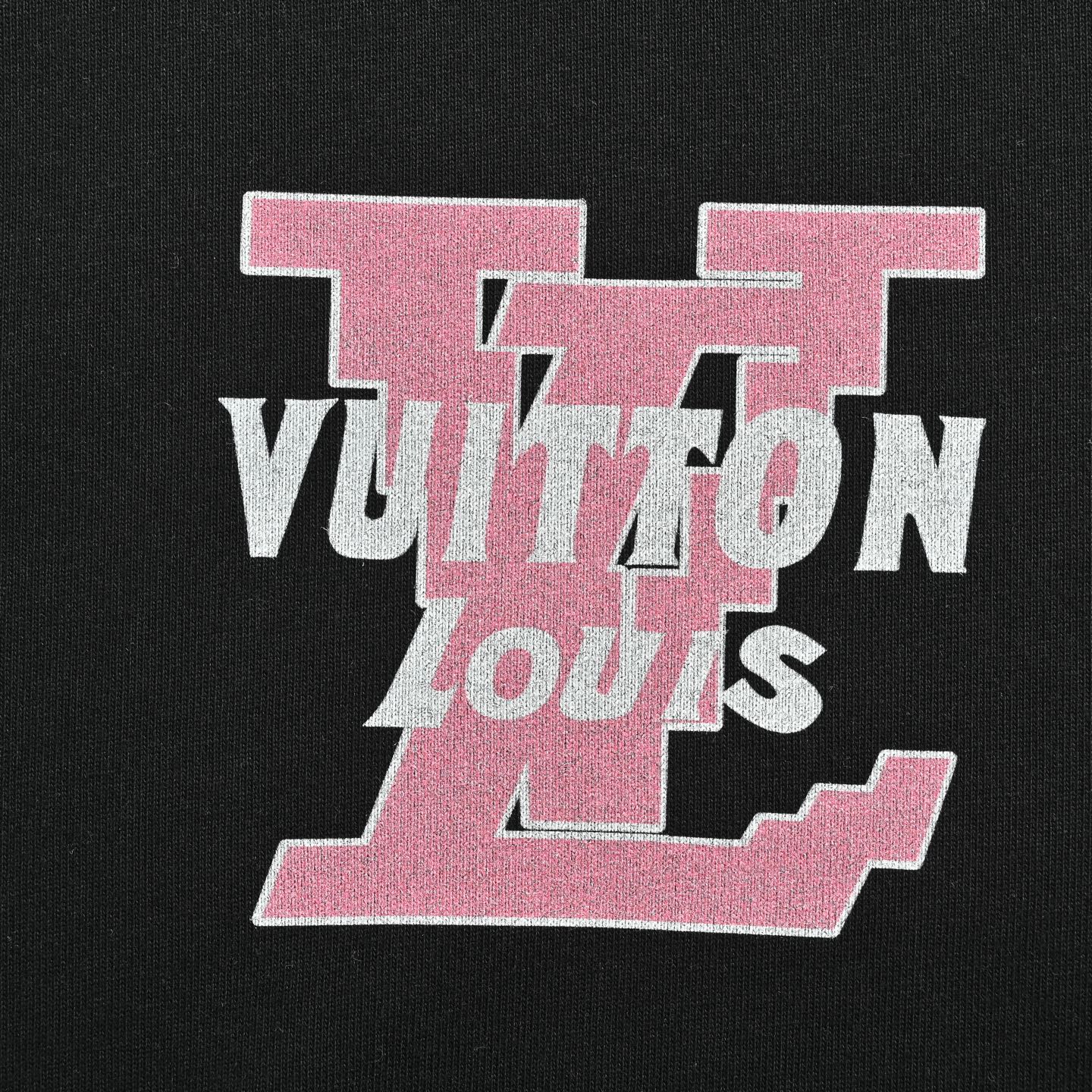 Louis Vuitton 25ss front and back lettering logo printed short sleeves