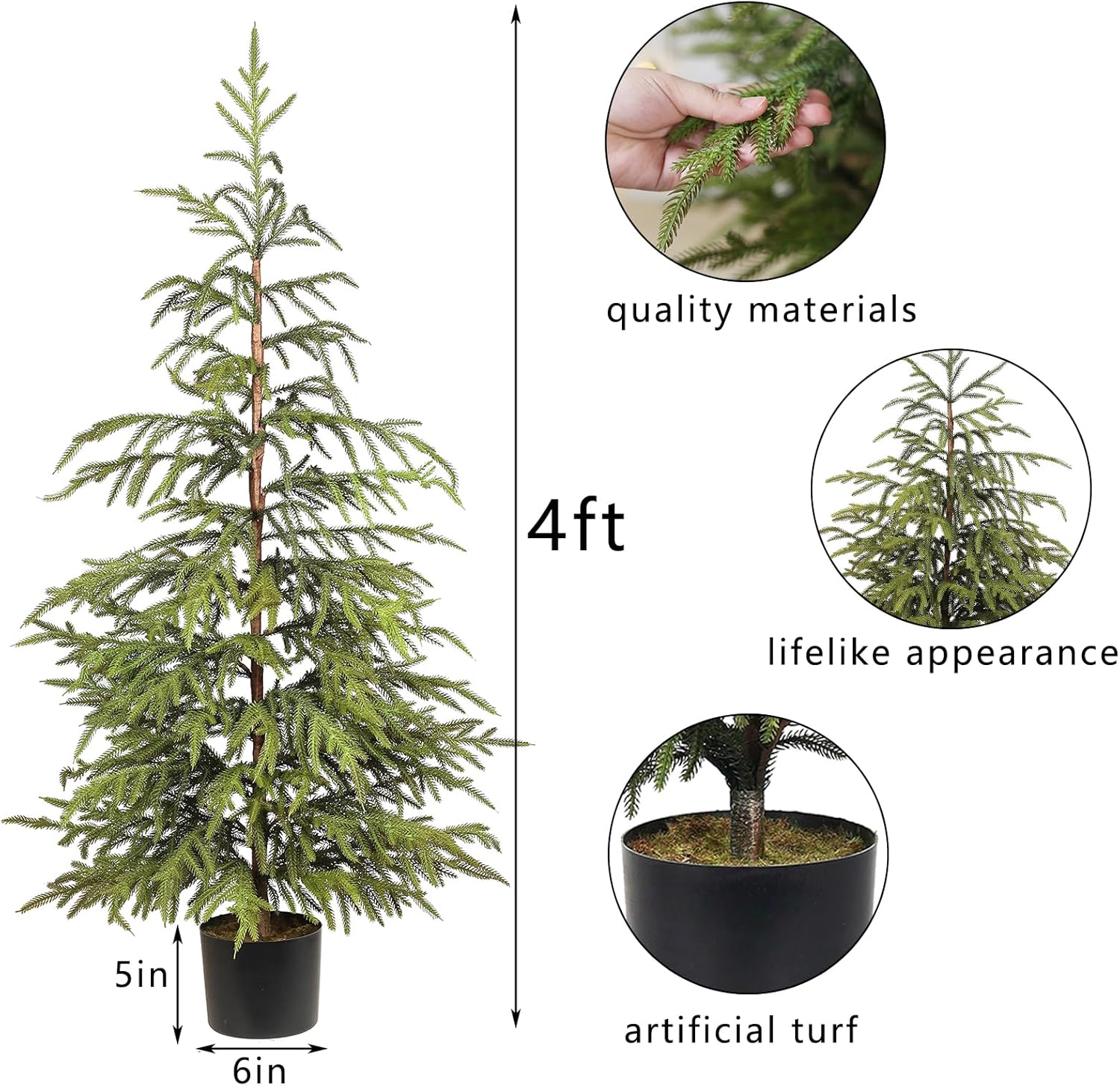 🎄CHRISTMAS ON SALE🔥Artificial Norfolk Pine Tree