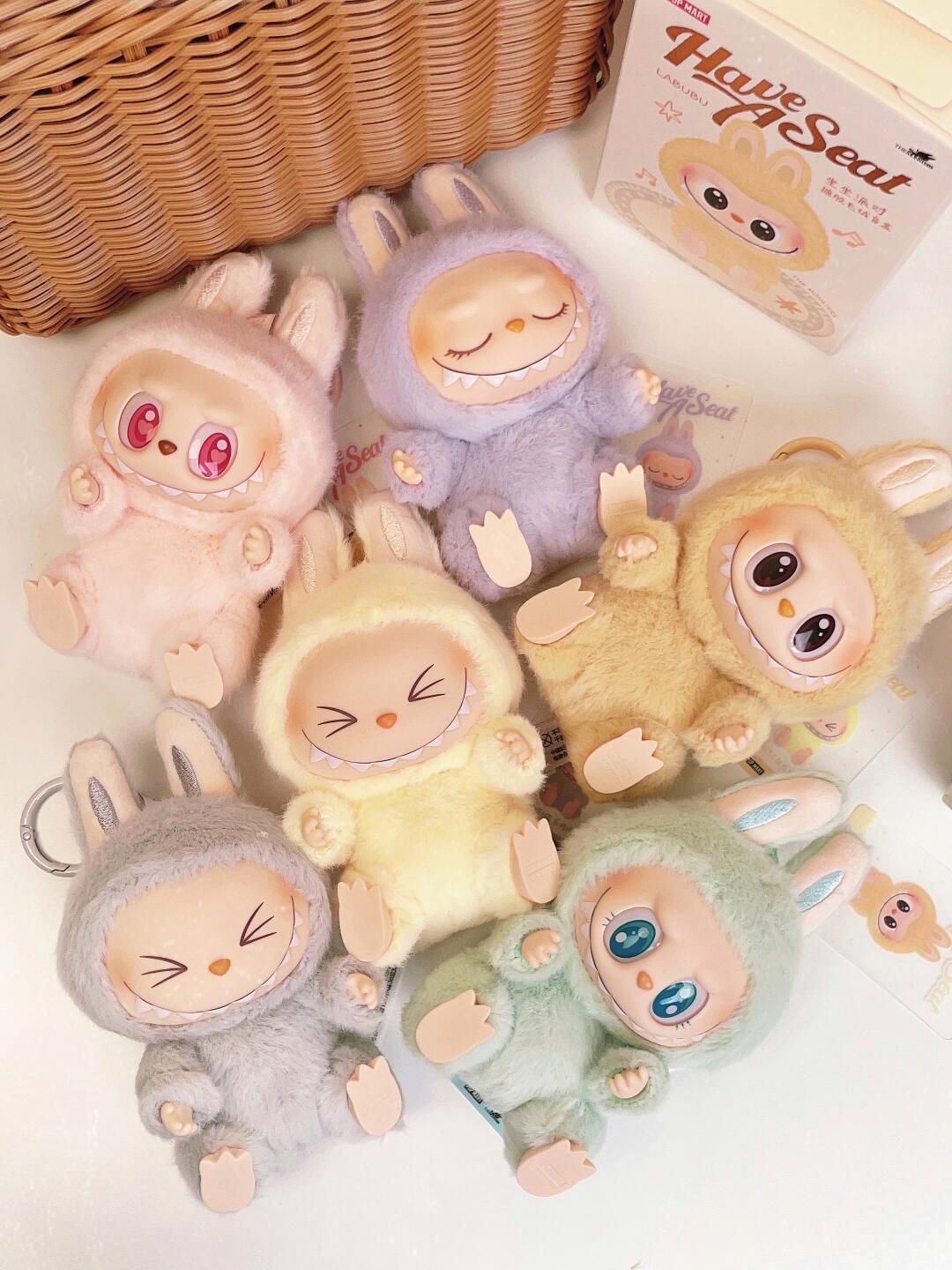 LABUBU Sit Party Vinyl Plush Pendant Blind Box Labub HaveASeat
