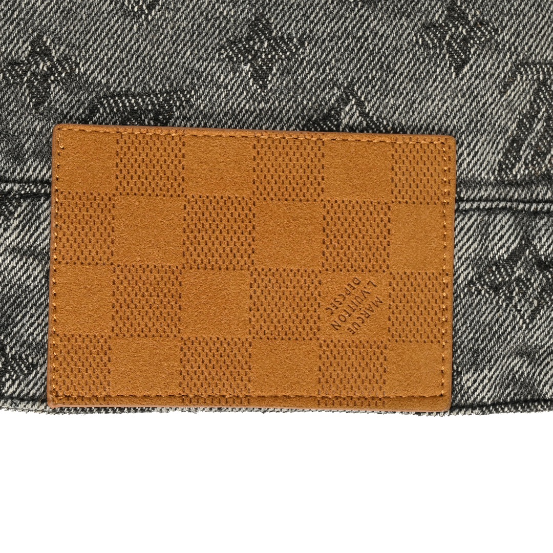 Louis Vuitton 24Fw Grey Monochrome Jacquard Jeans