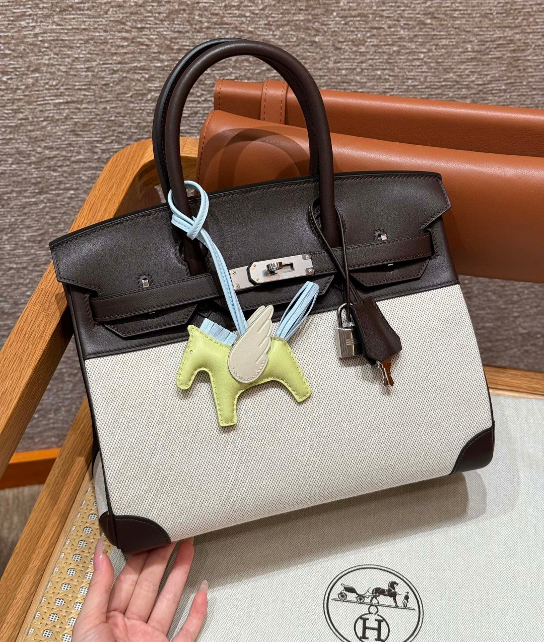 Hermès Birkin 46Ebene Handbag (Handmade to Order)
