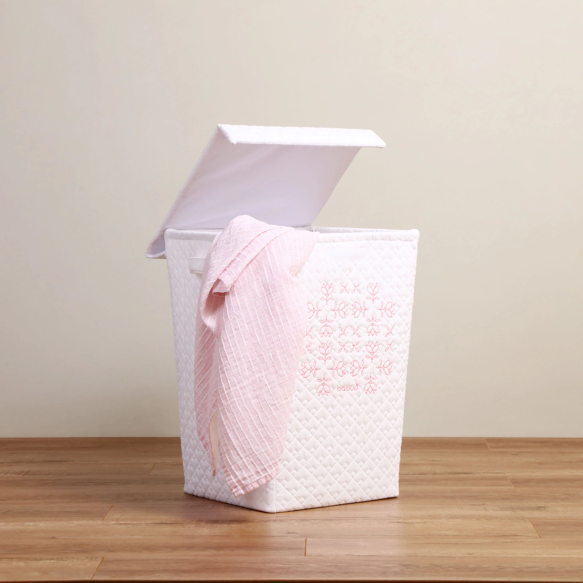 Cesto para ropa sucia Tulipán Rosa