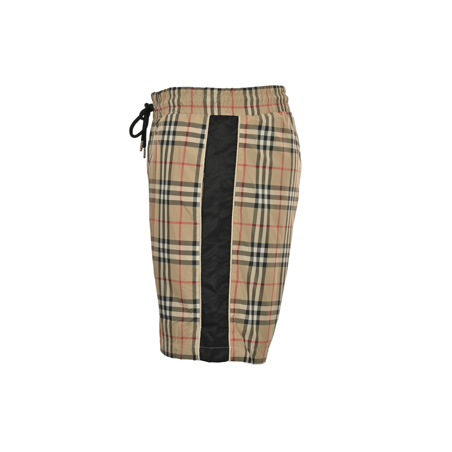 Burberry 25ss side lettering check beach shorts