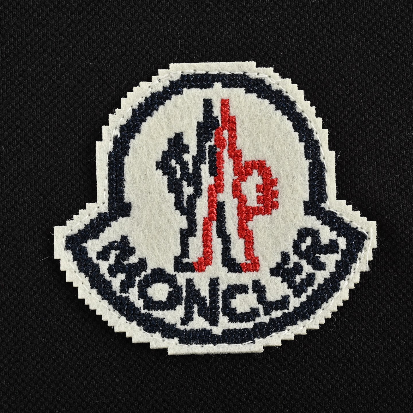 Moncler 25ss chest embroidered logo polo short sleeve