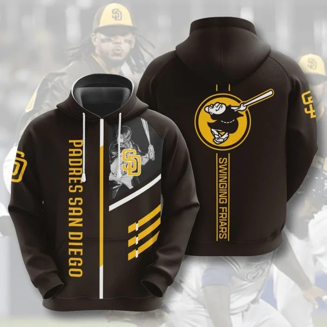 SAN DIEGO PADRES 3D HOODIES SDP005