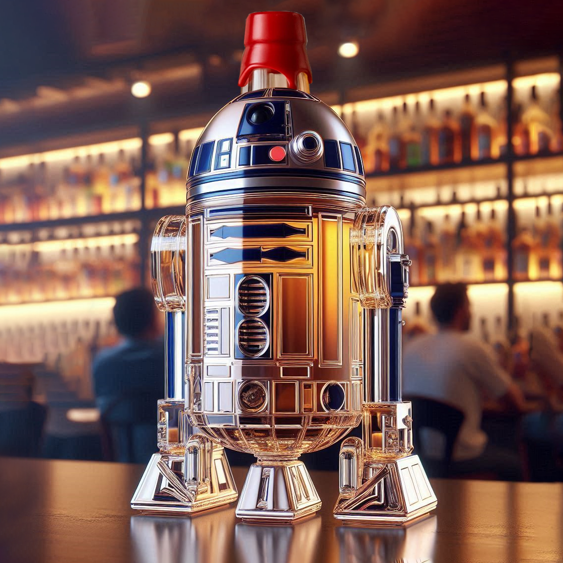 Star Wars R2-D2 Whiskey Bottle