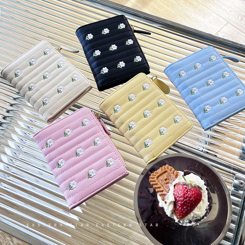 Fashion PU Leather Small Wallet For Girls