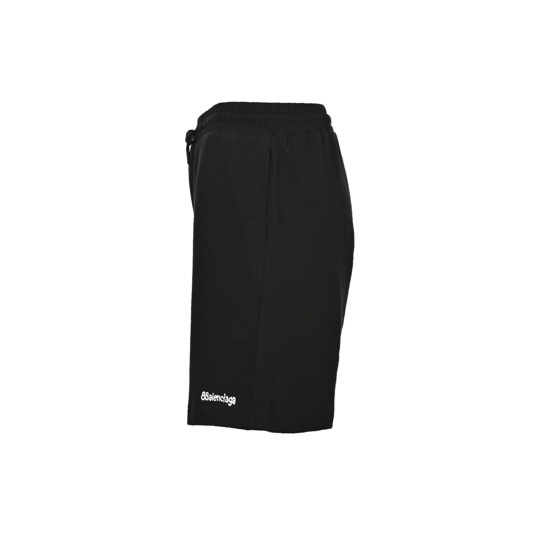 Balenciaga 24ss double B embroidered small logo shorts