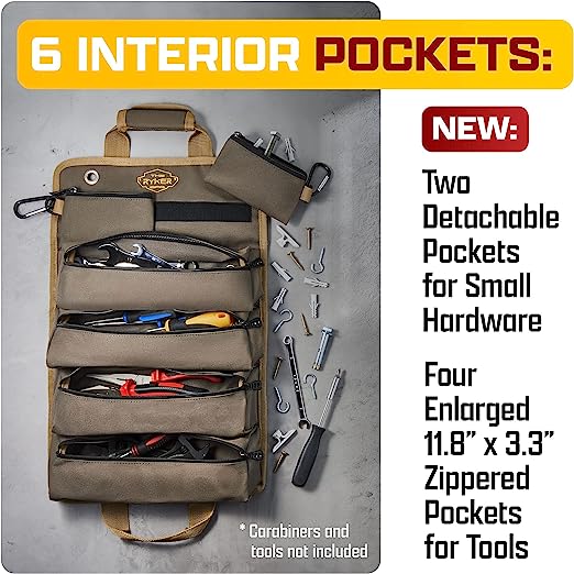(🔥Last Day Promotion-SAVE 50% OFF)🔨Tool Roll Bag Organizers🔥BUY 2 GET FREE SHIPPING