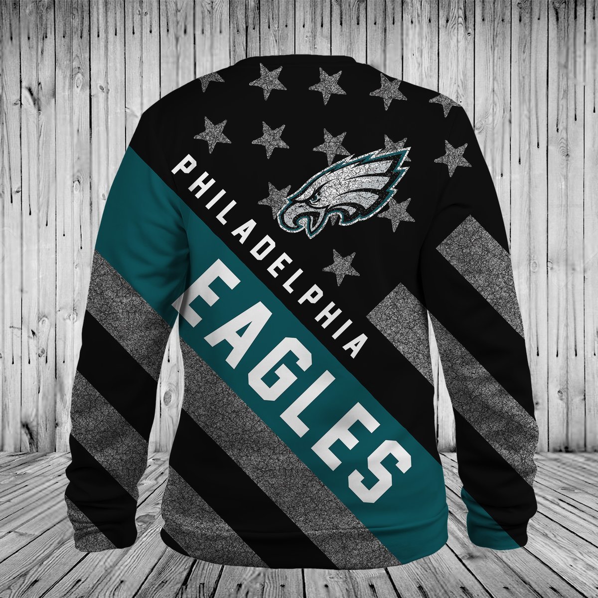 EAGLES HOODIE 3D FLAG3