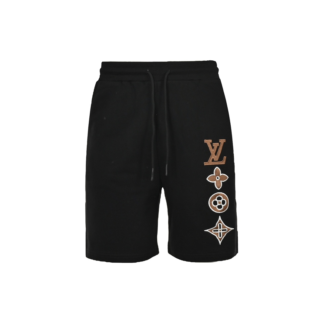 Louis Vuitton 24ss embroidered monogram shorts