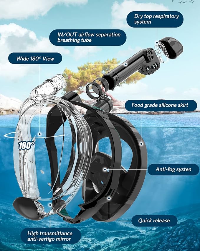 Anti Fog Goggle Diving Equipment