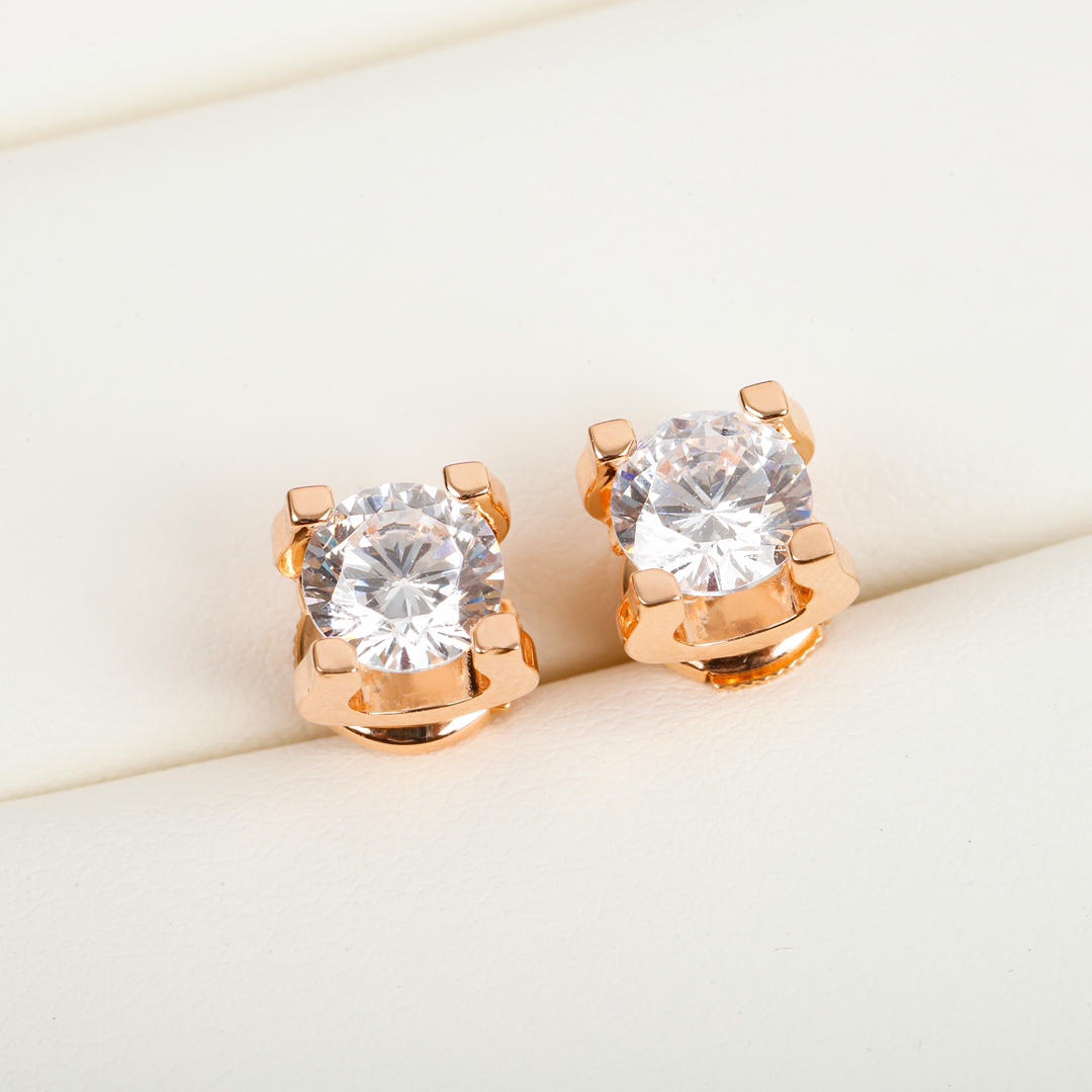 Cartier Horn Diamond Earrings