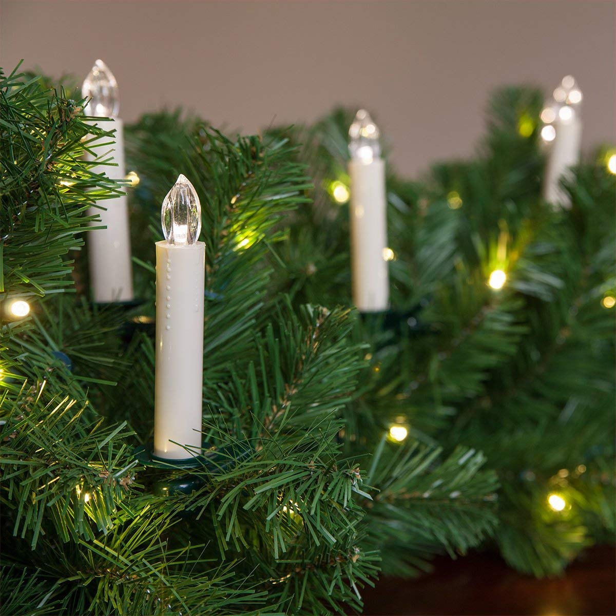 💥ON SALE💥10 Pack LED Flameless Taper Candles with Remote & Removable Clips🕯️✨
