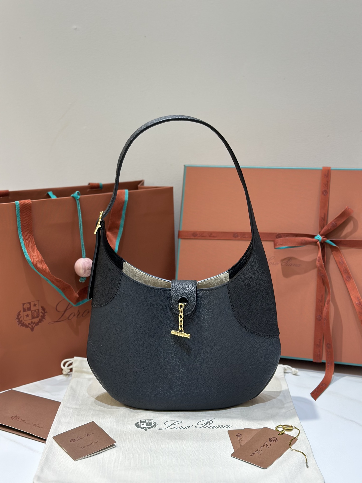 Loro Piana Bobbin Underarm Bag