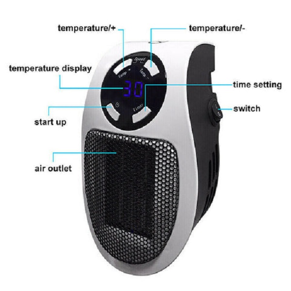 (🌲Early Christmas Sale- SAVE 48% OFF)Best Compact Heater Wall Outlet Electric Heater-BUY 2 GET 10% OFF & FREE SHIPPING