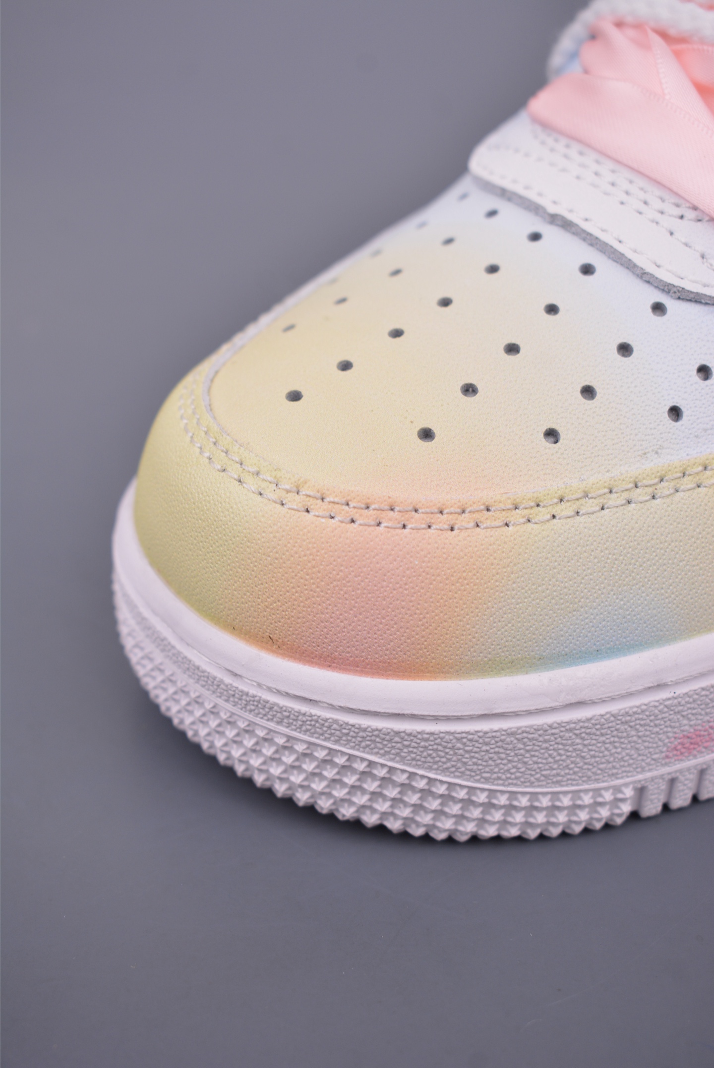 Nike Air Force 1 07 Low Sneakers Thick Rope Bandage Color Gradient DD8959-100