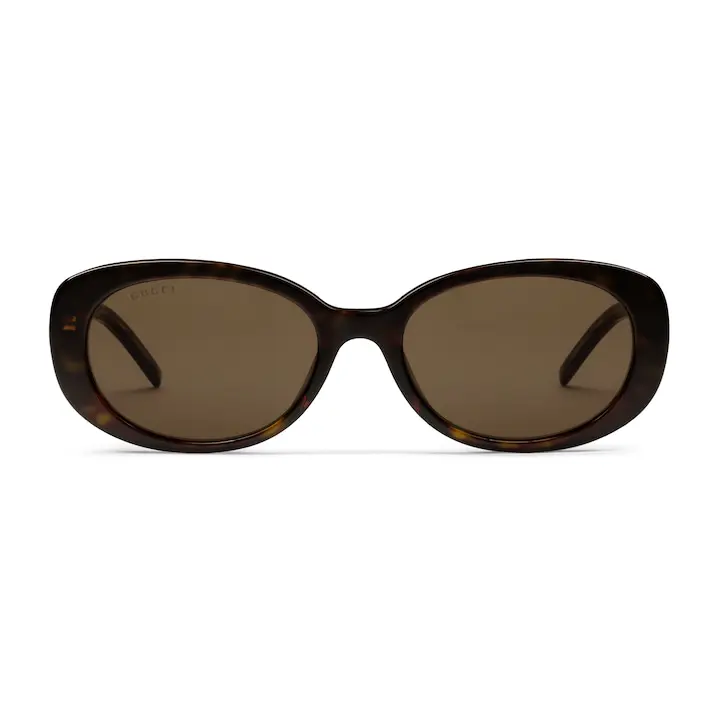 Gucci Fitted Oval Frame Sunglasses