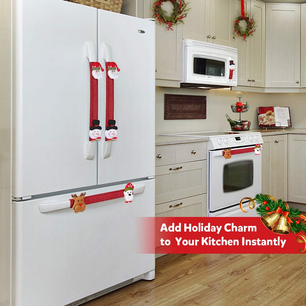 (🔥Christmas Hot Sale-50% OFF)Christmas Kitchen Handle Door Covers