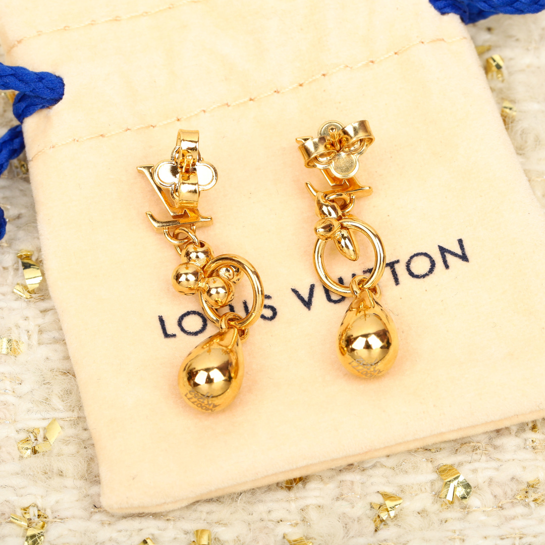 Louis Vuitton Water Drop Earrings