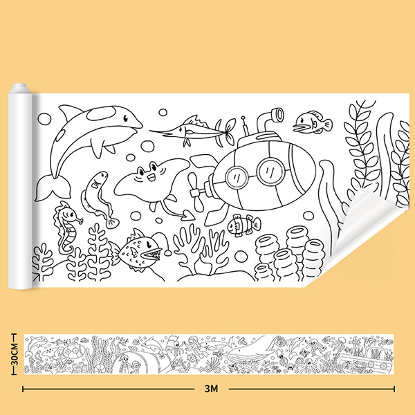 (🌲Early Christmas Sale- SAVE 49% OFF)CHILDREN'S COLORING ROLL-⏰BUY 3 GET 12% OFF & FREE SHIPPING