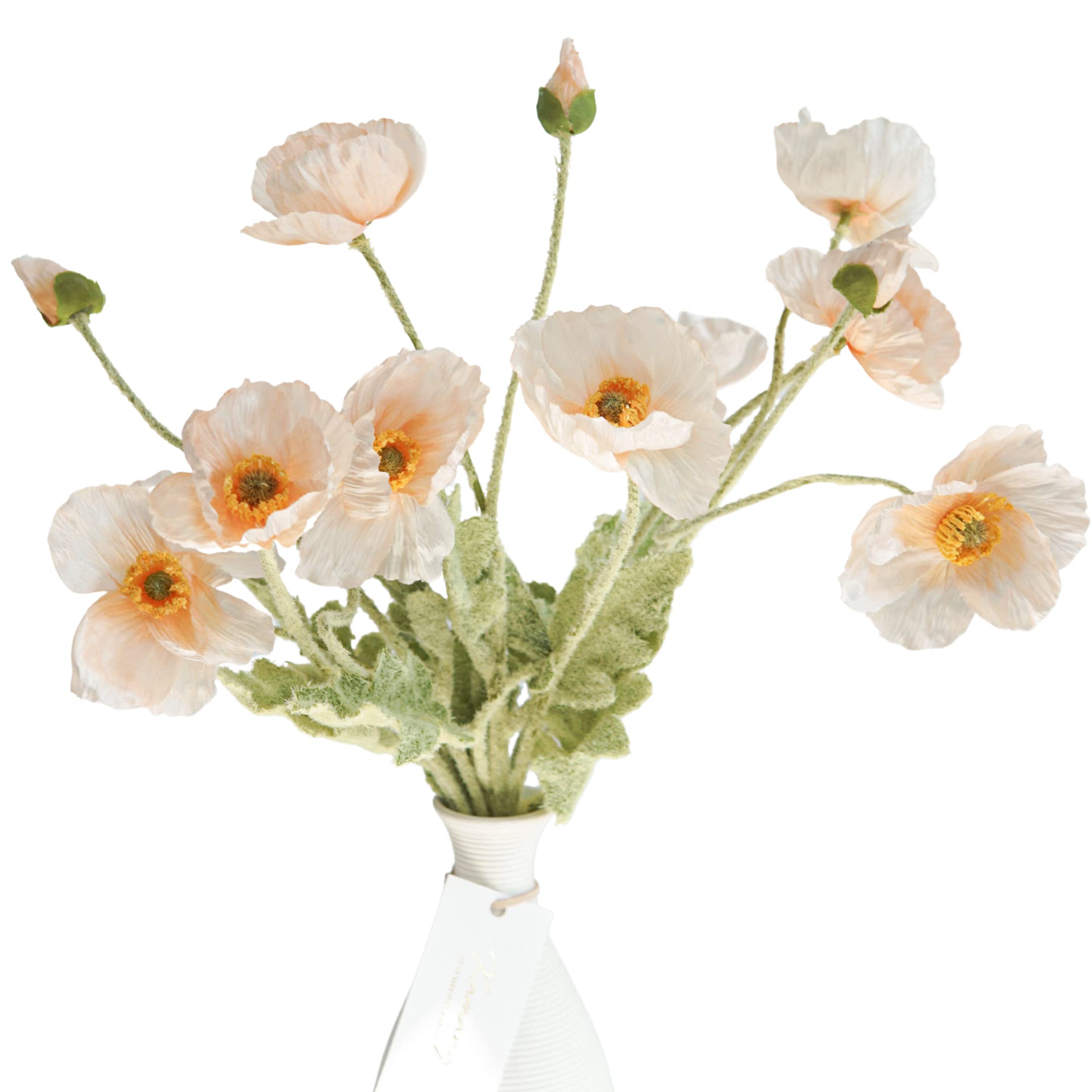 🔥Last Day 50% OFF🔥Artificial Poppy Silk Flowers for Home Decor, Wedding Bouquet(Set of 5 stems)📦BUY 2SETS GET 10% OFF & FREE SHIPPING NOW