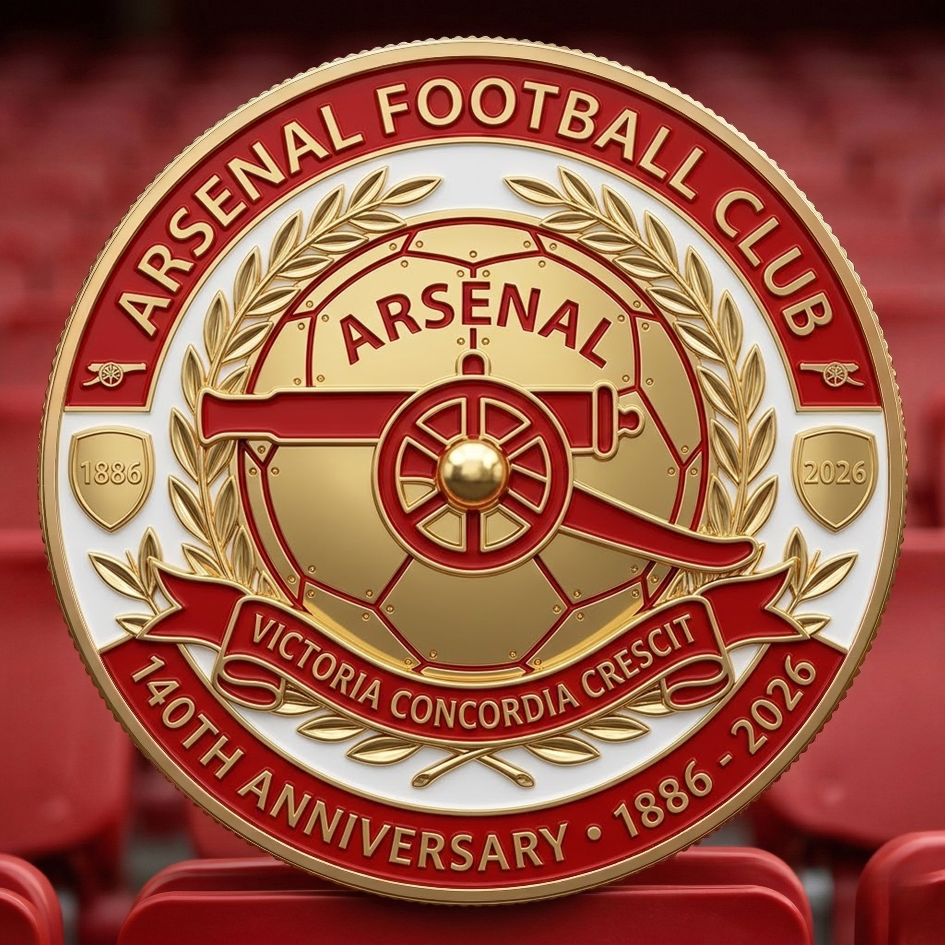 Arsenal F.C. 140th Anniversary Commemorative Coin