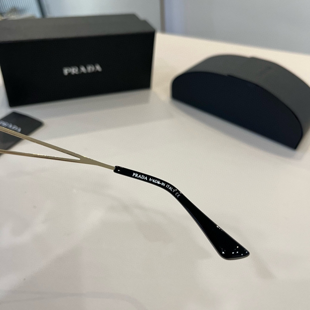 Prada round frame sunglasses