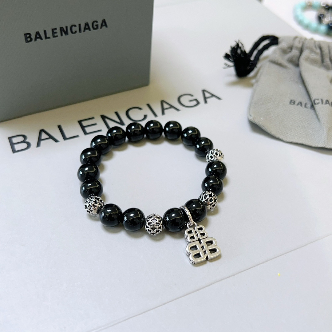 Balenciaga Obsidian Thai Silver Style Bracelet