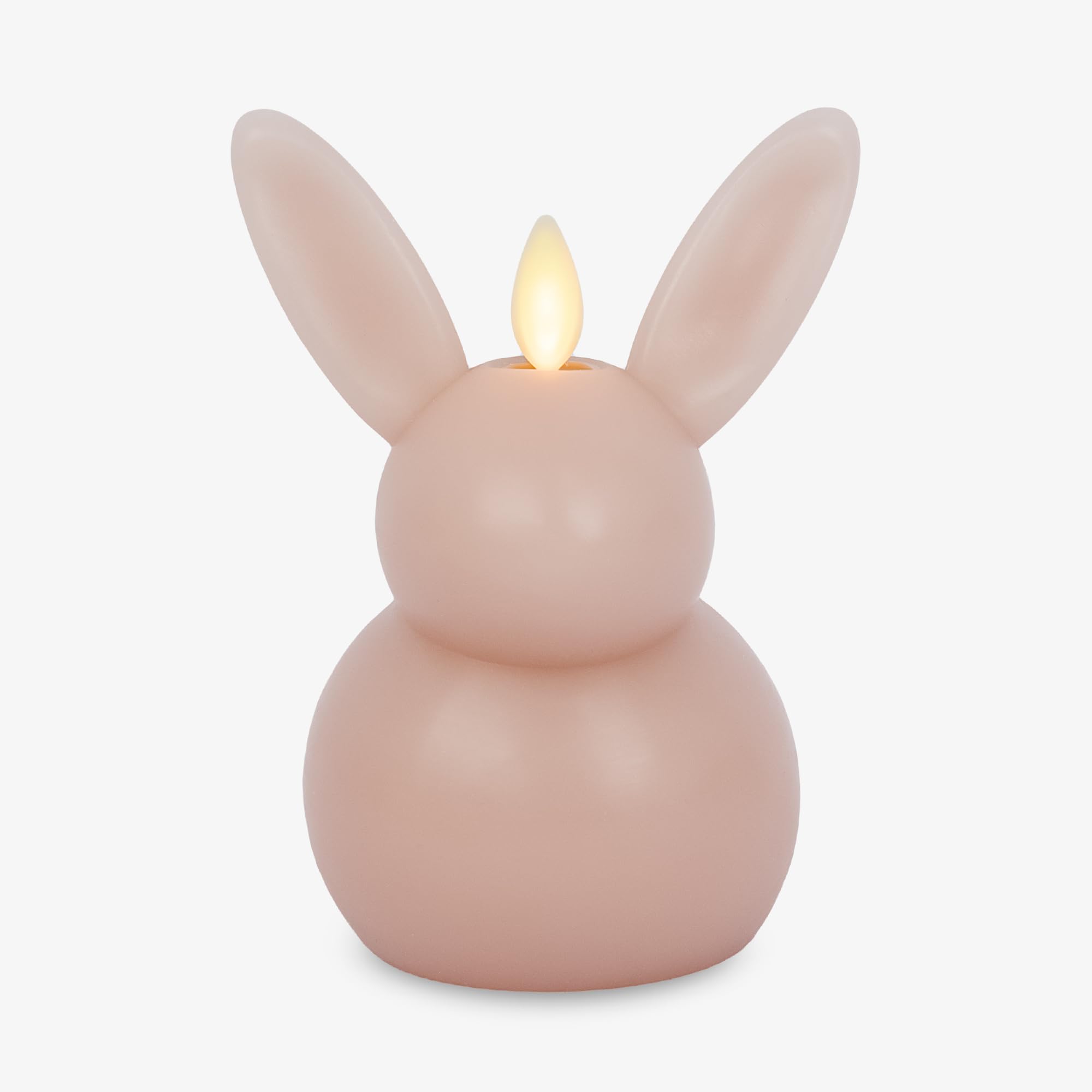 Flickering LED Flame Bunny Candle - AA Batteries