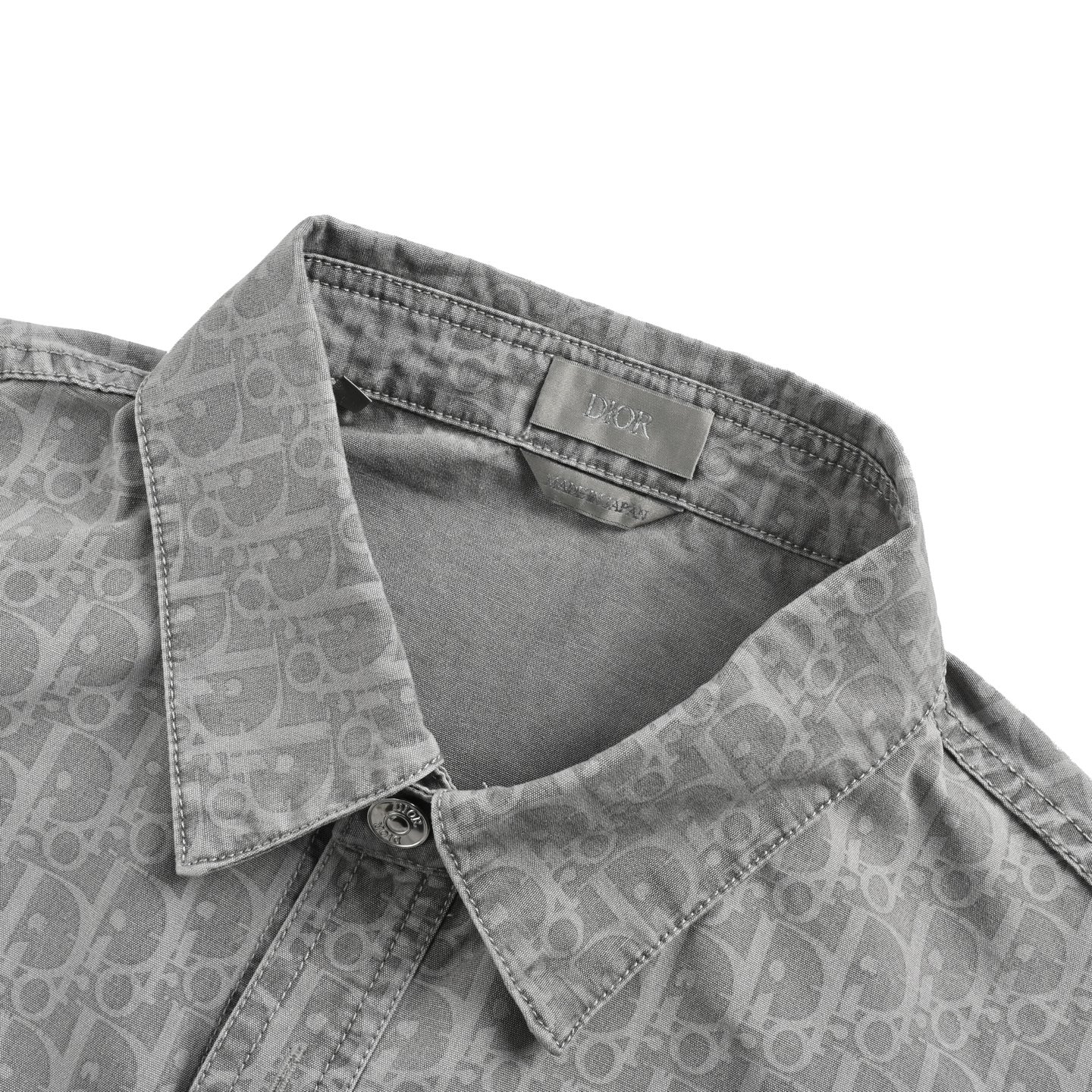 Dior 24Fw all-over print denim shirt