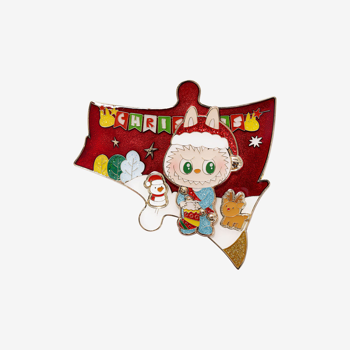 POP MART THE MONSTERS Let's Christmas Series-Fridge Magnet  [1 Blind Box]