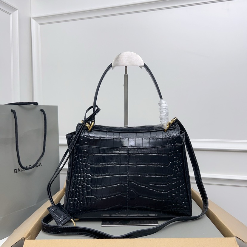 Balenciaga RODEO Crocodile Pattern Small Handbag