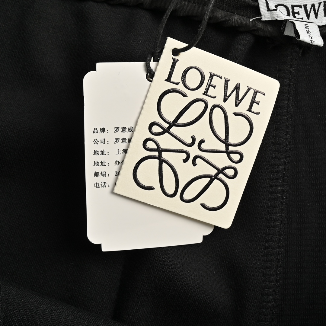 Loewe 24Fw colorblock web embroidery suit trousers
