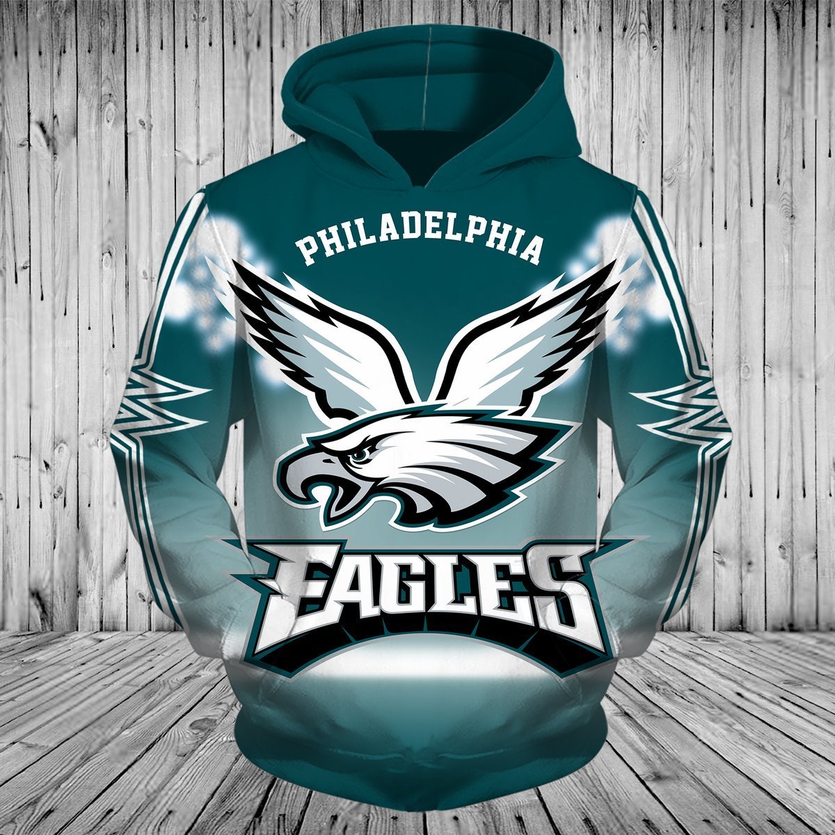 EAGLES HOODIE 3D 40