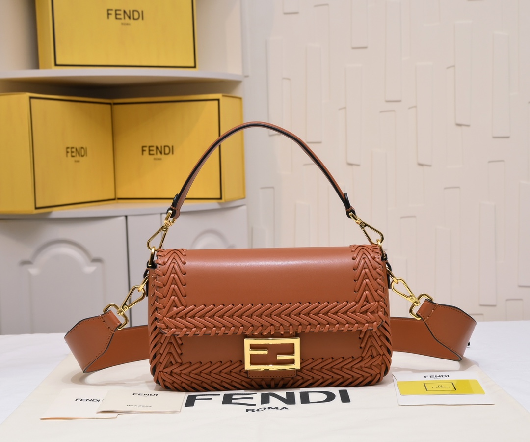 FENDI Baguette Medium Handbag 7714