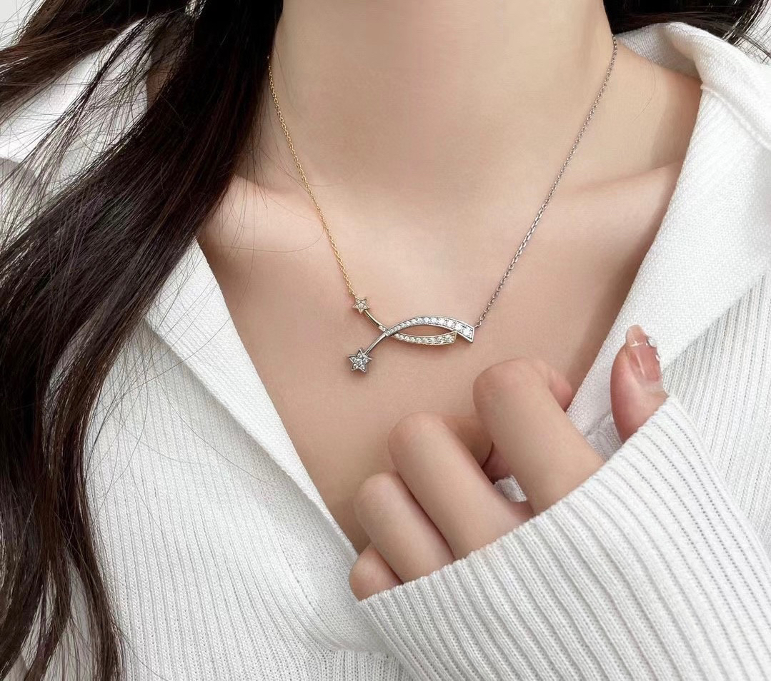 Chanel Comet Shooting Star Necklace