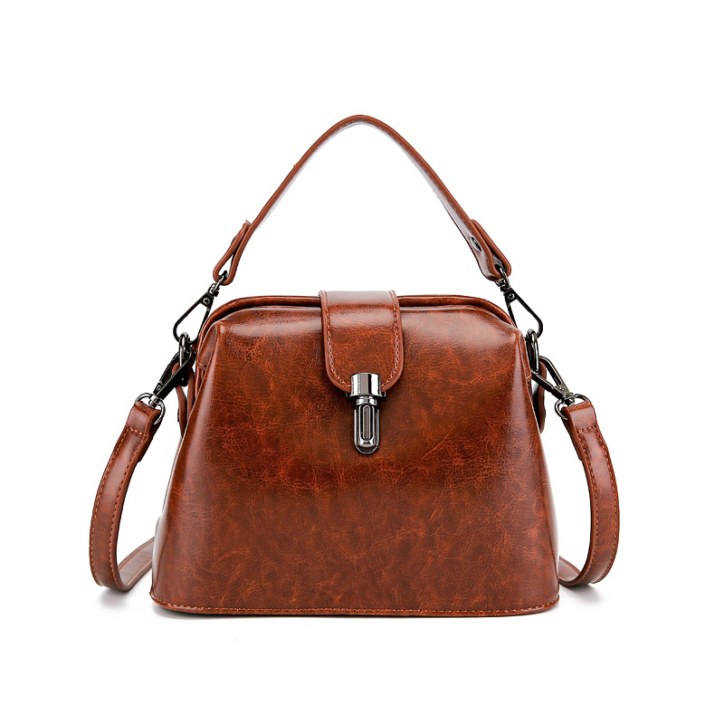 Vintage Oil Wax Leather Handbag