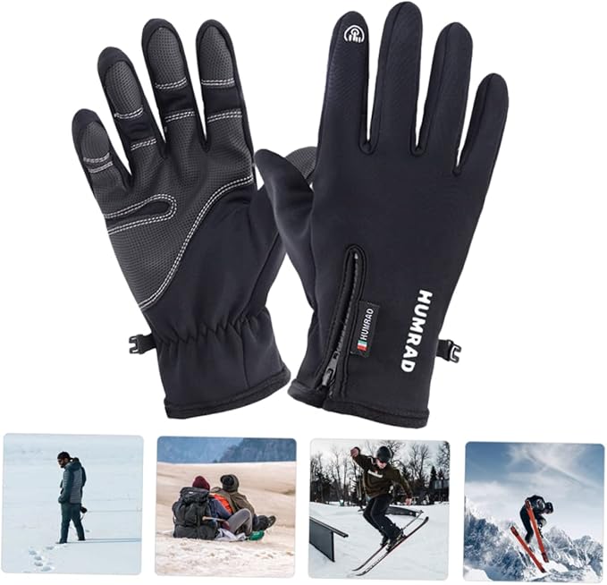❄️ Early Winter Sale 49% off ❄️🧤Winter zipper touch screen windproof warm waterproof gloves