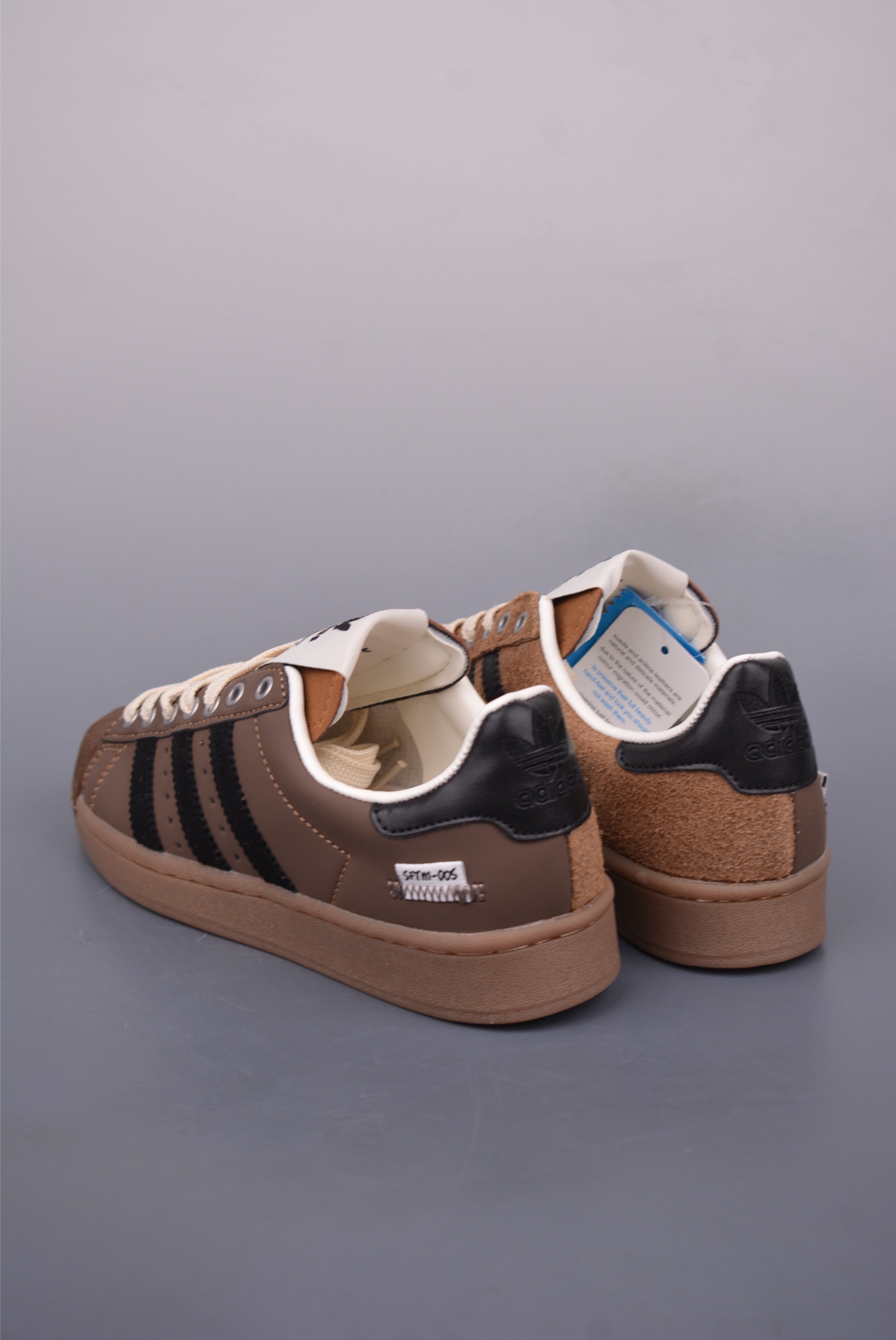 SONG FOR THE MUTE x adidas originals Superstar82 sneakers Brown and Black JQ0953